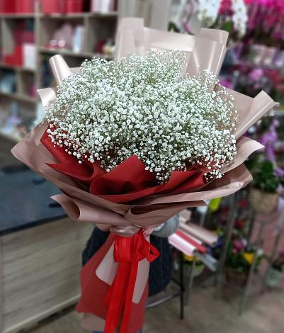 Букет цветов из: Гипсофила в Псыже