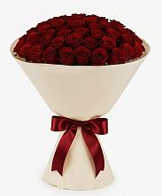 Букет 101 Бордовая роза Блэк Бакарра в Псыже