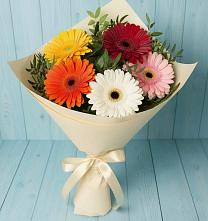 Букет цветов из:  Герберы в Псыже