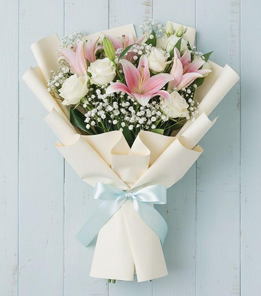 Букет цветов из: Лилии в Псыже