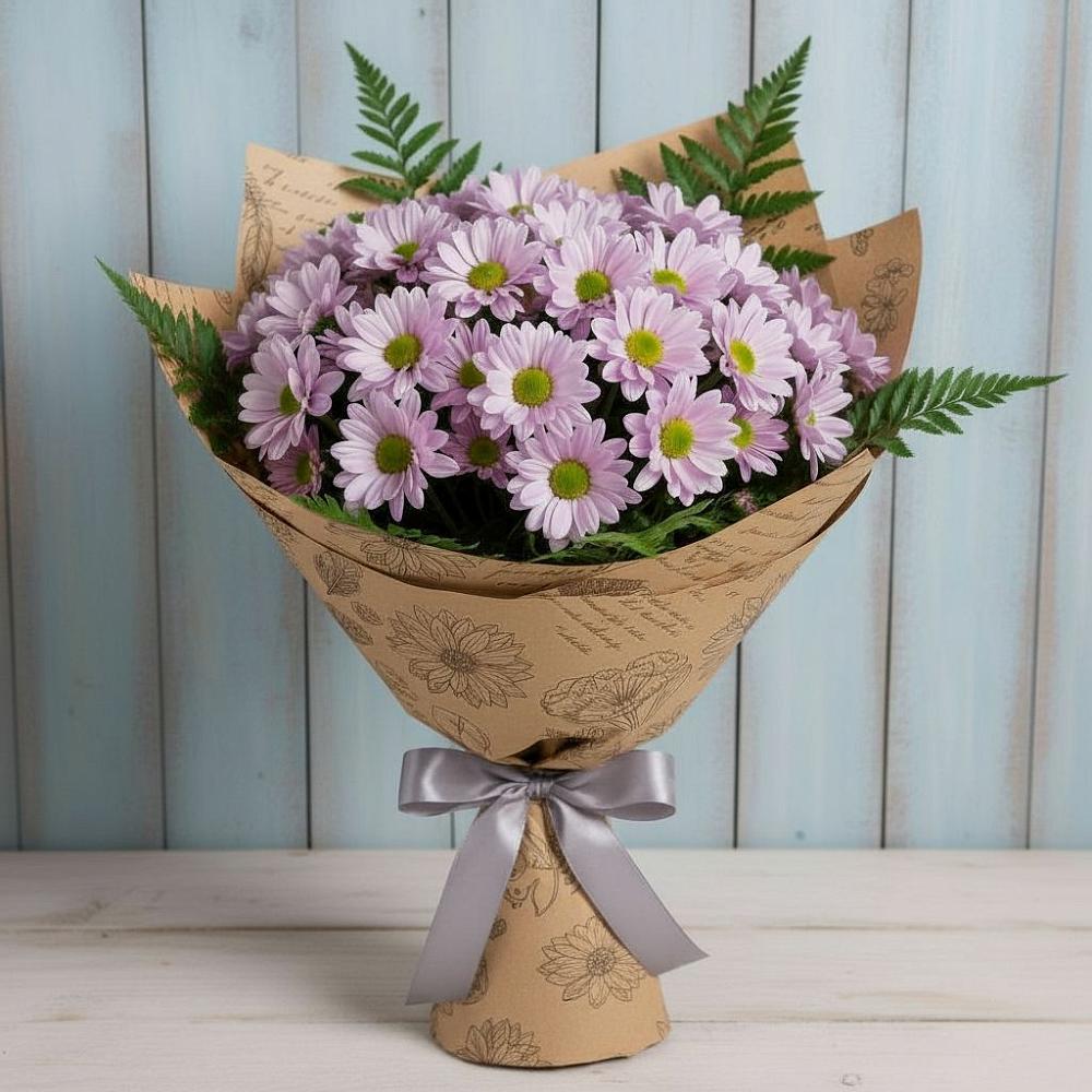 Букет цветов из: Хризантемы в Псыже