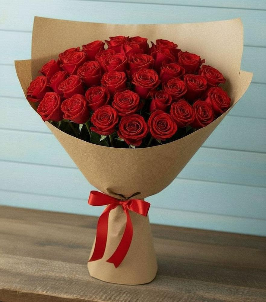Букет Красные розы Милано в Псыже