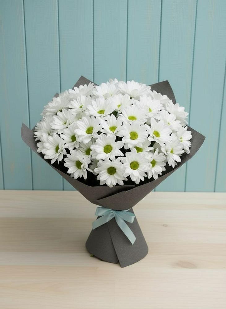 Букет цветов из: Хризантемы в Псыже