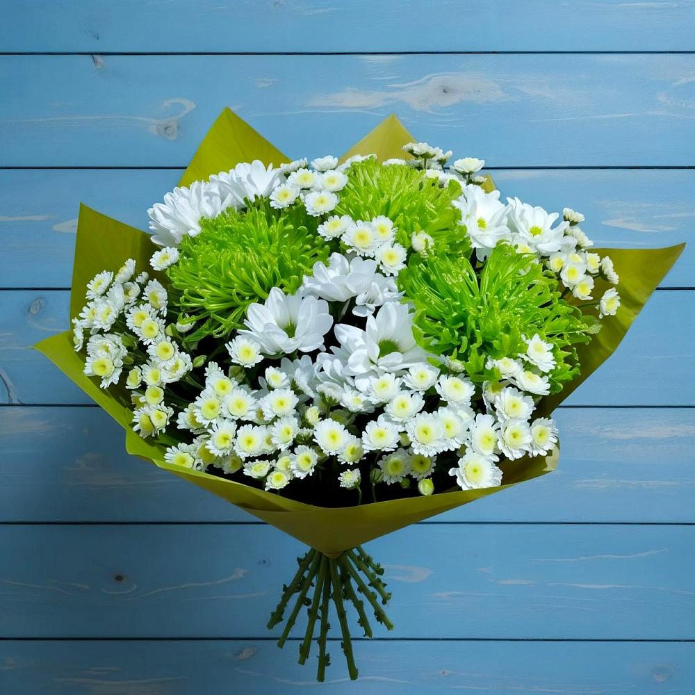 Букет цветов из: Хризантемы в Псыже