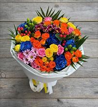 Букет цветов из:  Розы и Хризантемы в Псыже